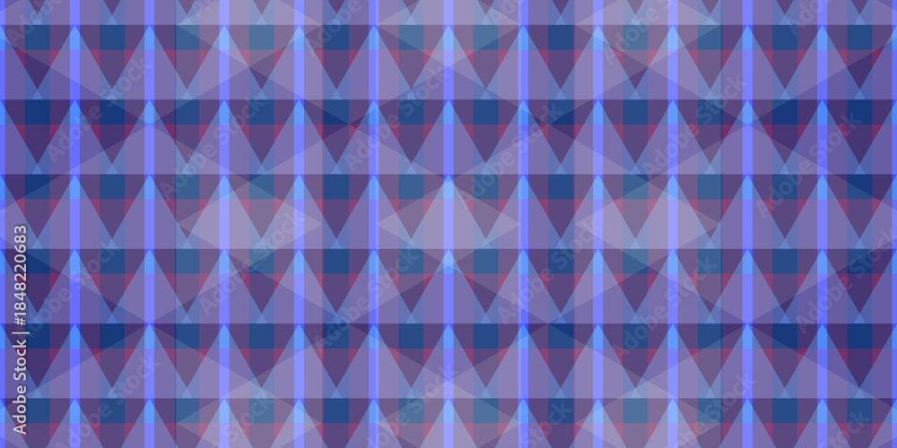 Fototapeta premium Geometric Harmony: Abstract Triangle Pattern in Blue Tones