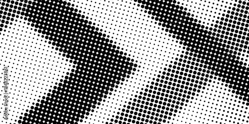 Halftone abstract portrait with minimal dot pattern and strong contrast. Abstract