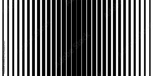 Thin line halftone gradient texture. Fading vertical stripe gradation background. Repeating wide pattern backdrop. Black parallel lines wallpaper for overlay, print, cover, banner, poster. Vector