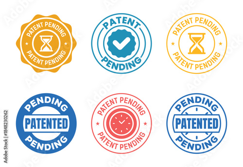 Patent Pending Stamps Collection