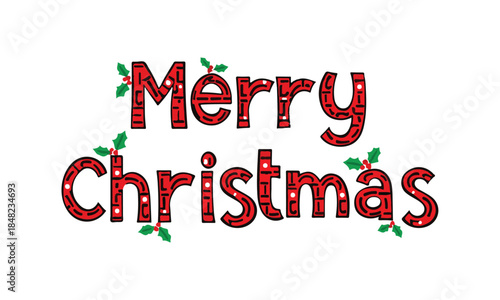 Vintage Christmas telegram poster design