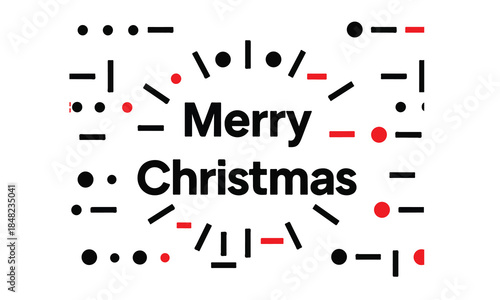 Vintage Christmas telegram poster design