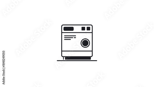 Laboratory Equipment Silhouette Icon Vector