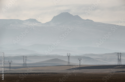 Aragatsotn region and mount aragats