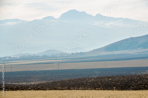 Aragatsotn region and mount aragats
