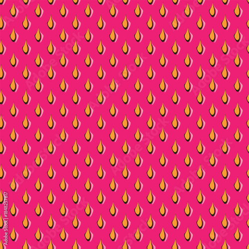 Strawberry texture seamless pattern on color background. Natural delicious fresh ripe tasty fruit. Vector illustration for print, fabric, textile, banner, other design. Food concept.
