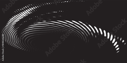 Black halftone abstract background for backdrop or presentation