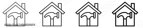 Remodeling Icon Set Different Style Collection