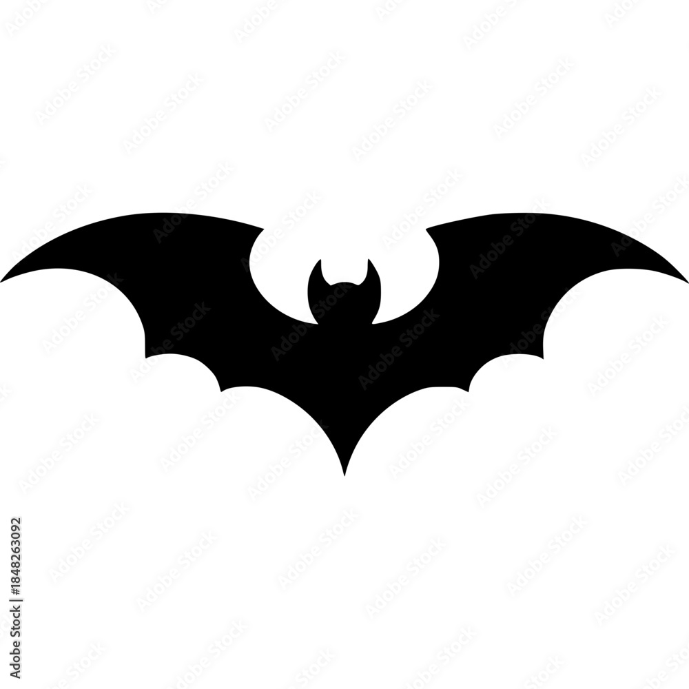 Fototapeta premium Bat Vector Icon