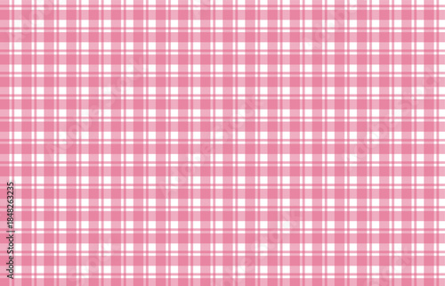 Blush pink textile fabric pattern design, classic gingham texture background