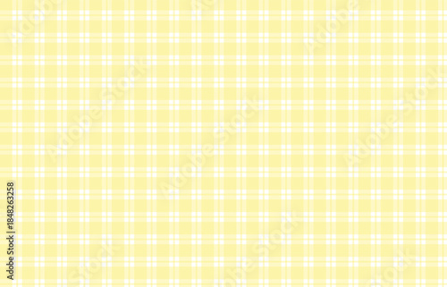 Classic pastel yellow white seamless gingham background