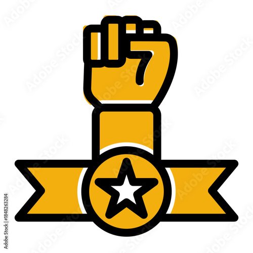 Moral Trust Care Agreement Icon from Customer Assessment Collection (Glyph Color Lineal style)