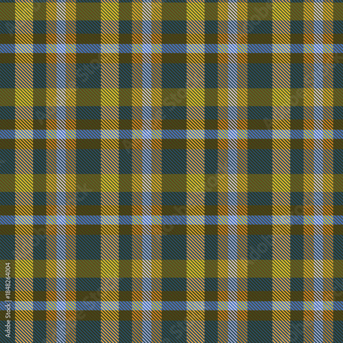 Color twill scotland textile seamless pattern. Fabric texture check tartan plaid. Abstract geometric background for cloth, card, fabric. Monochrome graphic repeating design. Modern squared ornament.