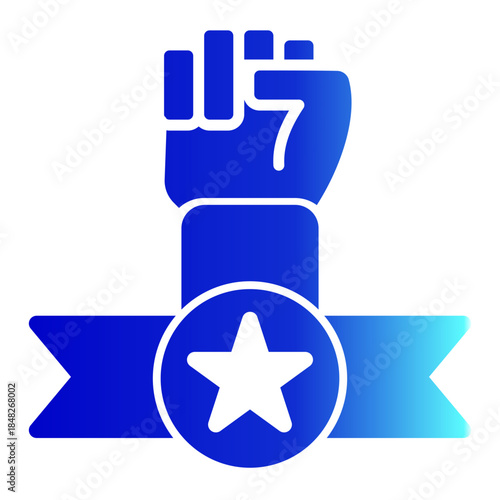 Moral Trust Care Agreement Icon from Customer Assessment Collection (Glyph Gradient style)