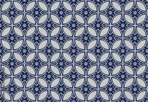 Classic Batik with various motifs, inspiration for Indonesian batik motifs for printing purposes