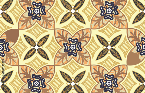 Classic Batik with various motifs, inspiration for Indonesian batik motifs for printing purposes