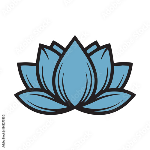 lotus flower illustration symbol of spirituality meditation and inner peace