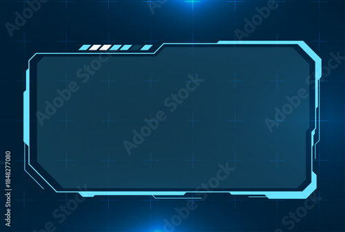 Digital Futuristic Control Panel Background.

A sci-fi digital background vector showcasing a futuristic control panel with blue glowing technology frames, interface panel, and modern dashboard visual