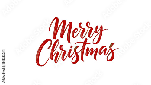 Elegant Merry Christmas Text Design for Festive Holiday Greetings and Celebrations