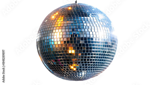 blue disco ball