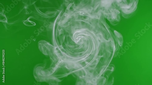 Slow Rotation of Desert Vortex Smoke with slow rotation with smoke layers, effect ad_ready green screen smoke trails style featuring