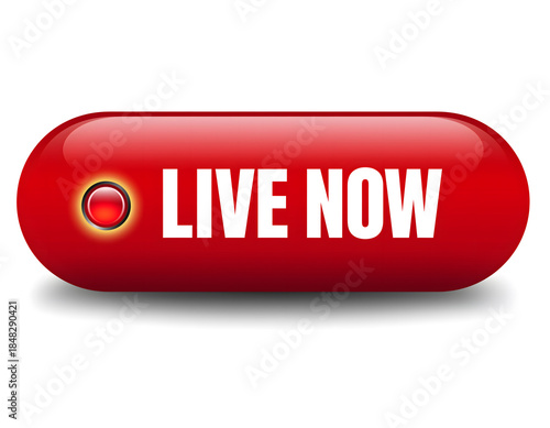 Live Now Red Badge with Recording Dot