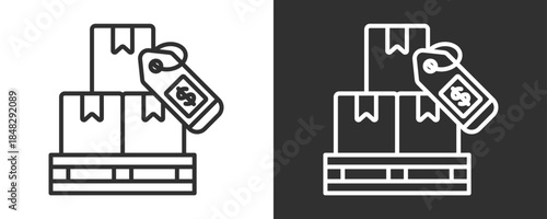 Pricing Icon Set Vector Collection Isolated In Black And White