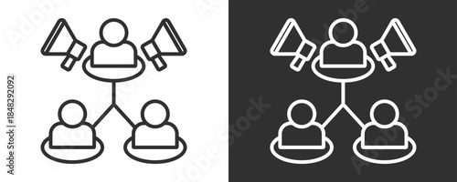 Mlm Icon Set Vector Collection Isolated In Black And White