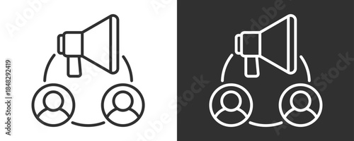 Omnichannel Icon Set Vector Collection Isolated In Black And White