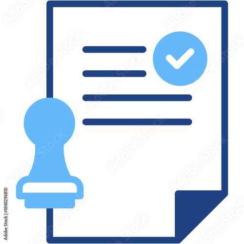 Registration glyph color icon