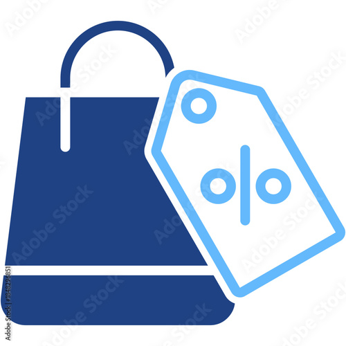 Sale glyph color icon