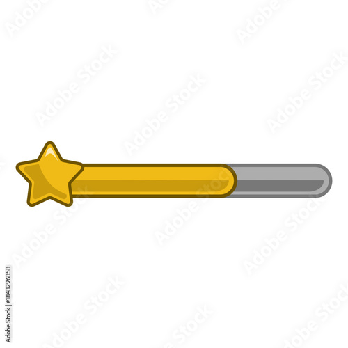 Gold Star Rating Slider Bar