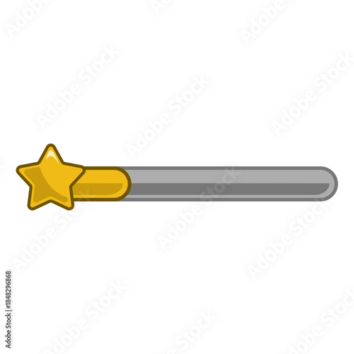 Gold Star Rating Slider Bar