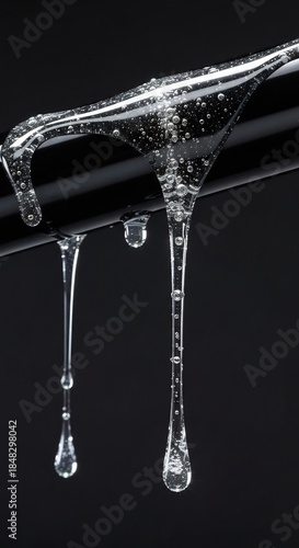 Dripping Glass-Like Fluid