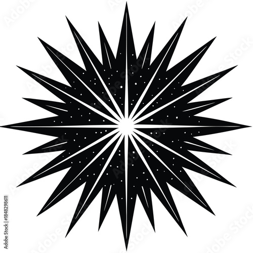 Bright golden starburst effect with radiant light on a dark background, celebratory and energetic