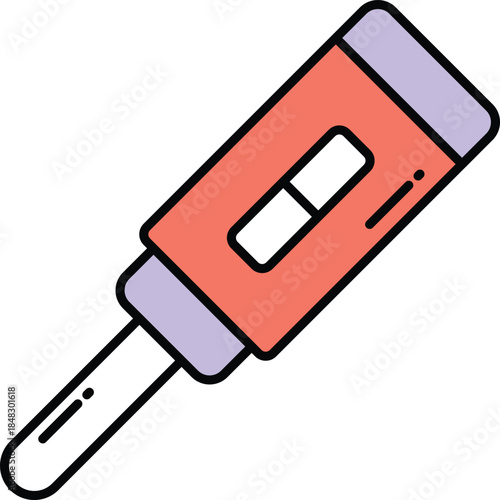 Modern Flat Design Icon of a Respirator Mask, Providing Essential Health and Safety Protection Against Airborne Contaminants and Pollutants