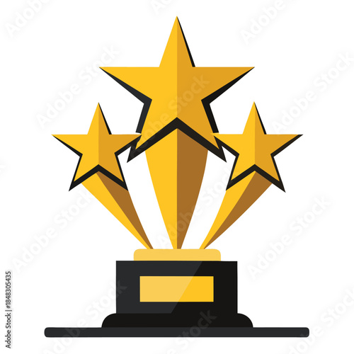 Striking image of a golden trophy, set against a dark background, symbolizing achievement and victory