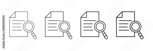 Microlearning Icons Vector Set In Different Stroke Line Style