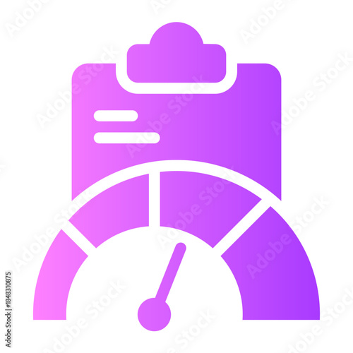 clipboard gradient icon