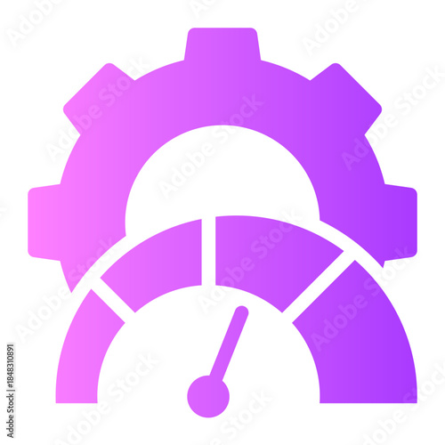 gear gradient icon