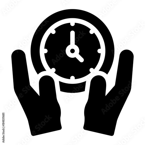 hands glyph icon
