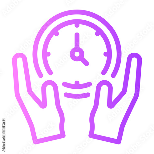 hands gradient icon