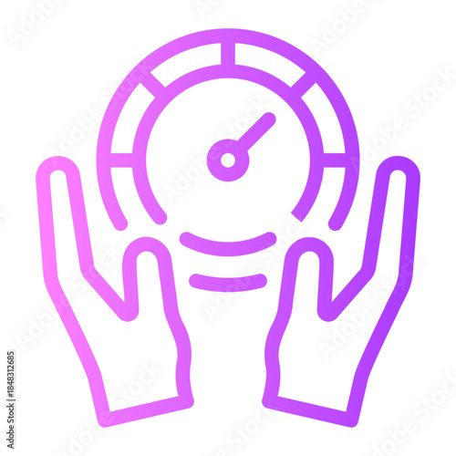 hands gradient icon