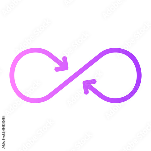 infinity gradient icon