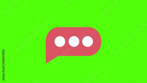 chat animation png green screen