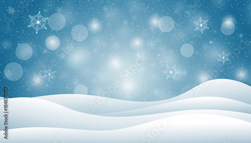 Wallpaper Mural blue christmas background Torontodigital.ca