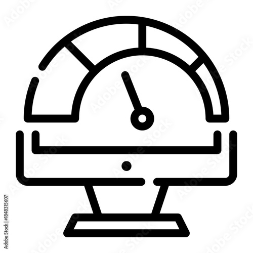 computer line icon