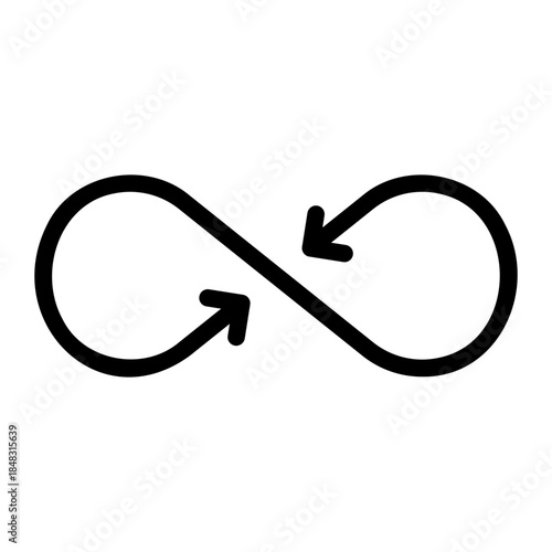 infinity line icon
