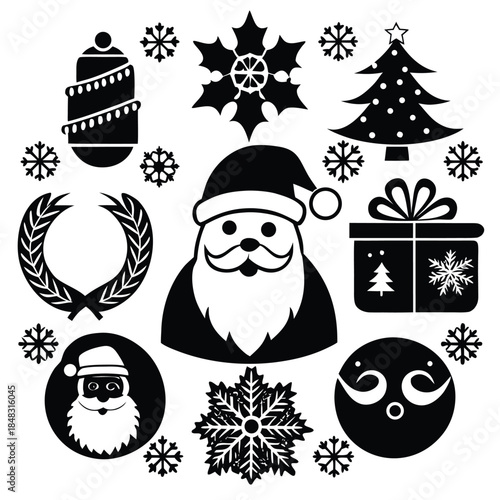 Monochromatic grid of nine perfectly arranged black and white circles, clean, modern, minimalist pattern