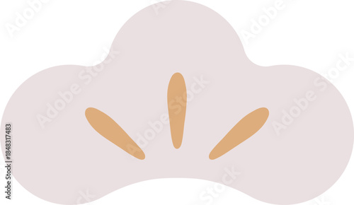 A simple pine illustration with a Japanese motif, perfect for New Year's cards. The material is white with gold accents. / シンプルな松のイラスト 和柄モチーフ 年賀状素材 白 金